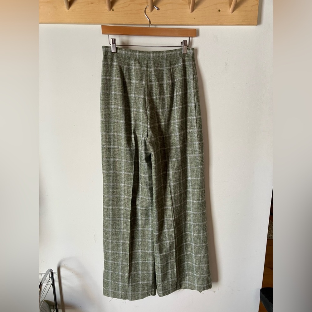 Vintage wool plaid trousers - Picture 6 of 11